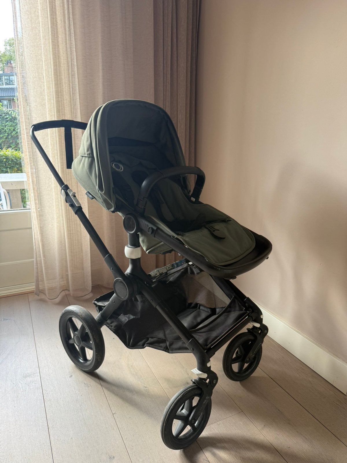 Bugaboo fox 3 kinderwagen in forest green, Ophalen, Zo goed als nieuw, Bugaboo
