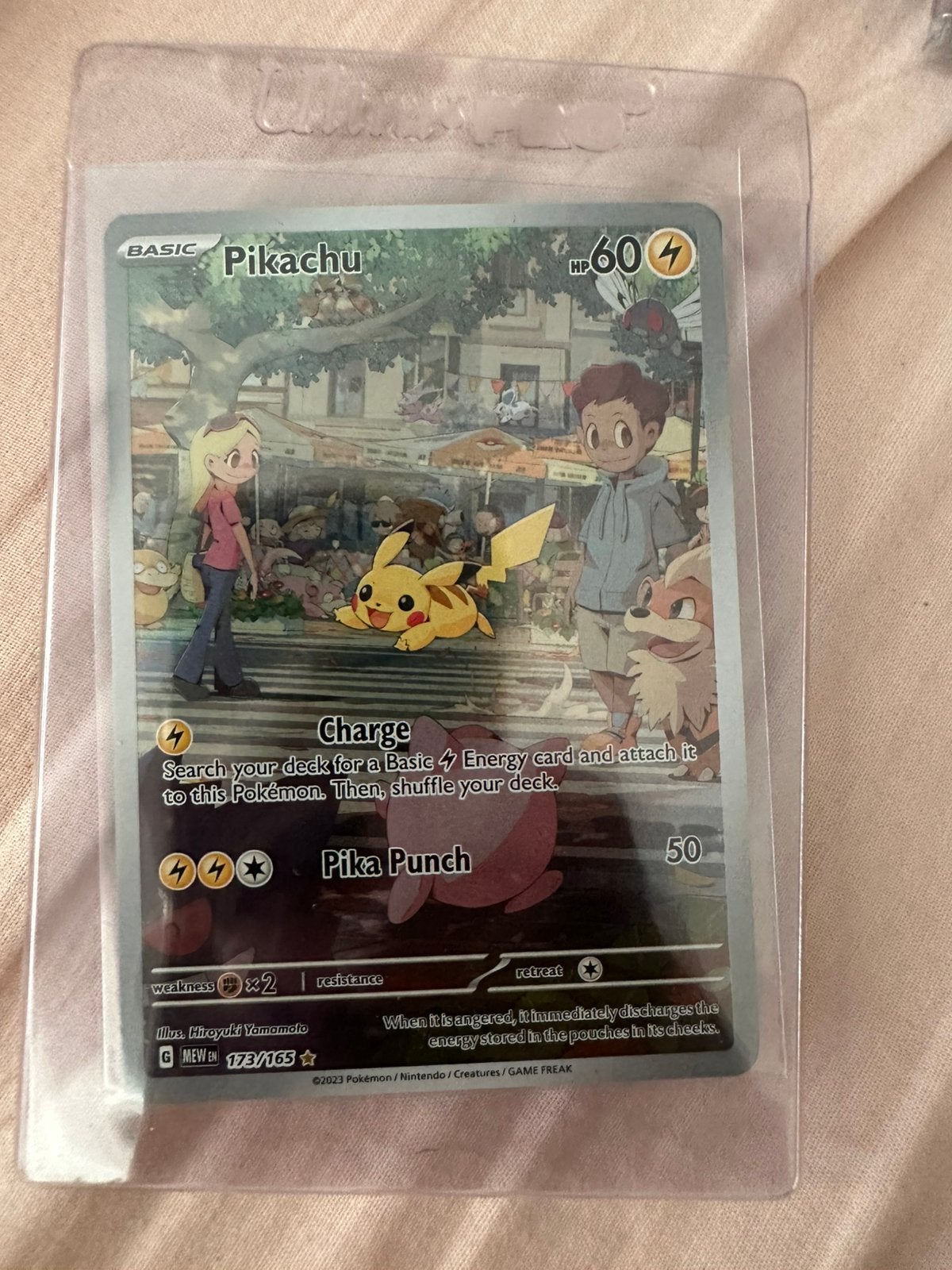 Pikachu (MEW 173), Hobby en Vrije tijd, Verzamelkaartspellen | Pokémon, Ophalen, Zo goed als nieuw