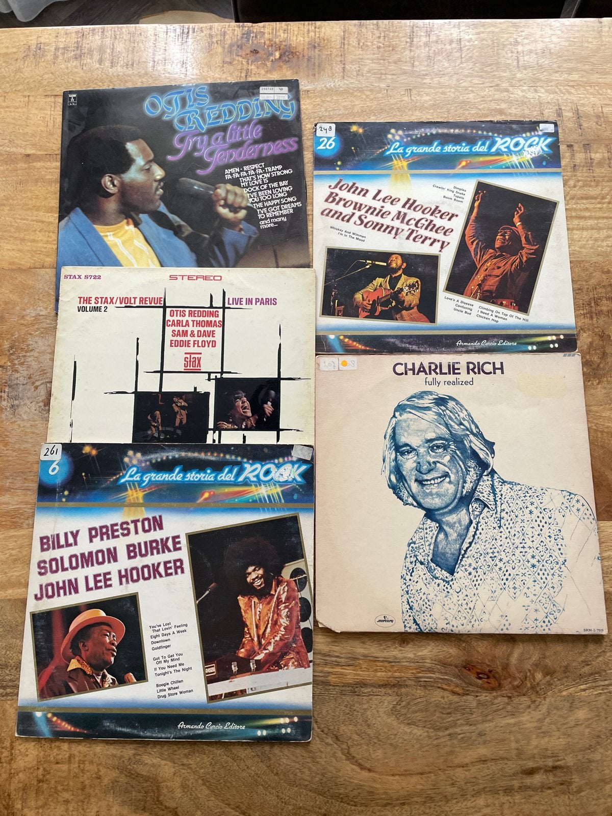 Diverse LP's: Otis Redding, John Lee Hooker, Charlie Rich, Cd's en Dvd's, Ophalen of Verzenden, Gebruikt