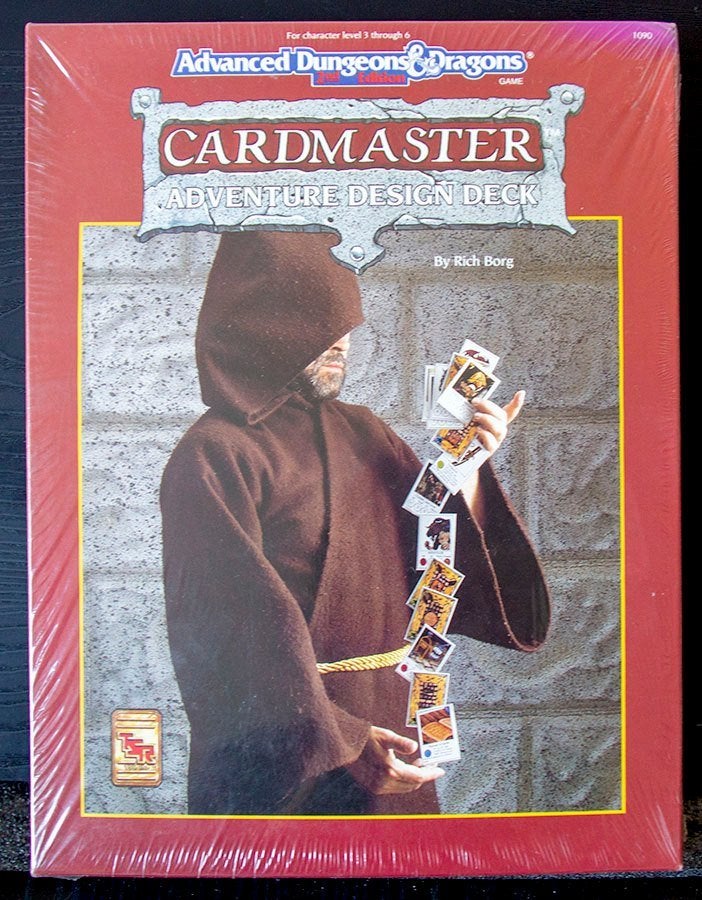 ADD2ndEd-Cardmaster Adventure Design Deck (Sealed Box) 1993, Ophalen of Verzenden, Zo goed als nieuw, Overige soorten, Toebehoren