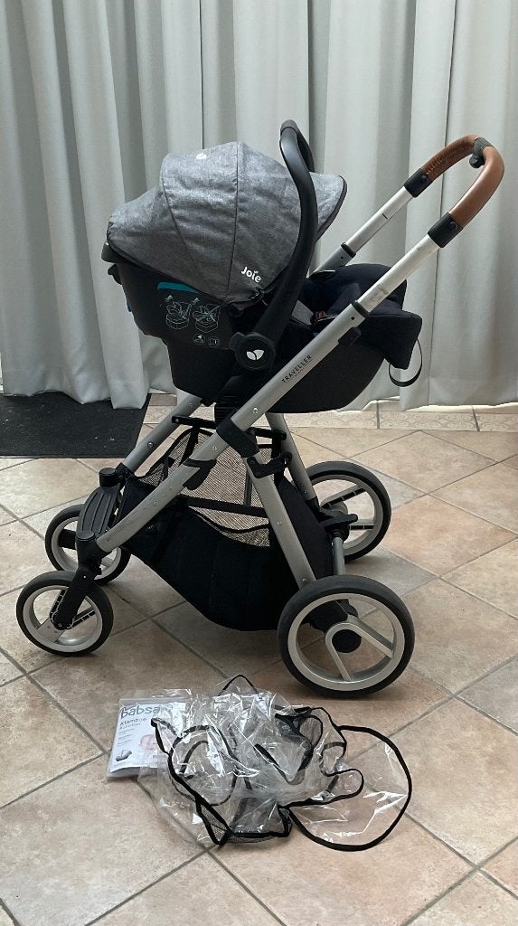 Mutsy Traveller 3-in-1 kinderwagen, Ophalen, Zo goed als nieuw, Mutsy, Verstelbare duwstang