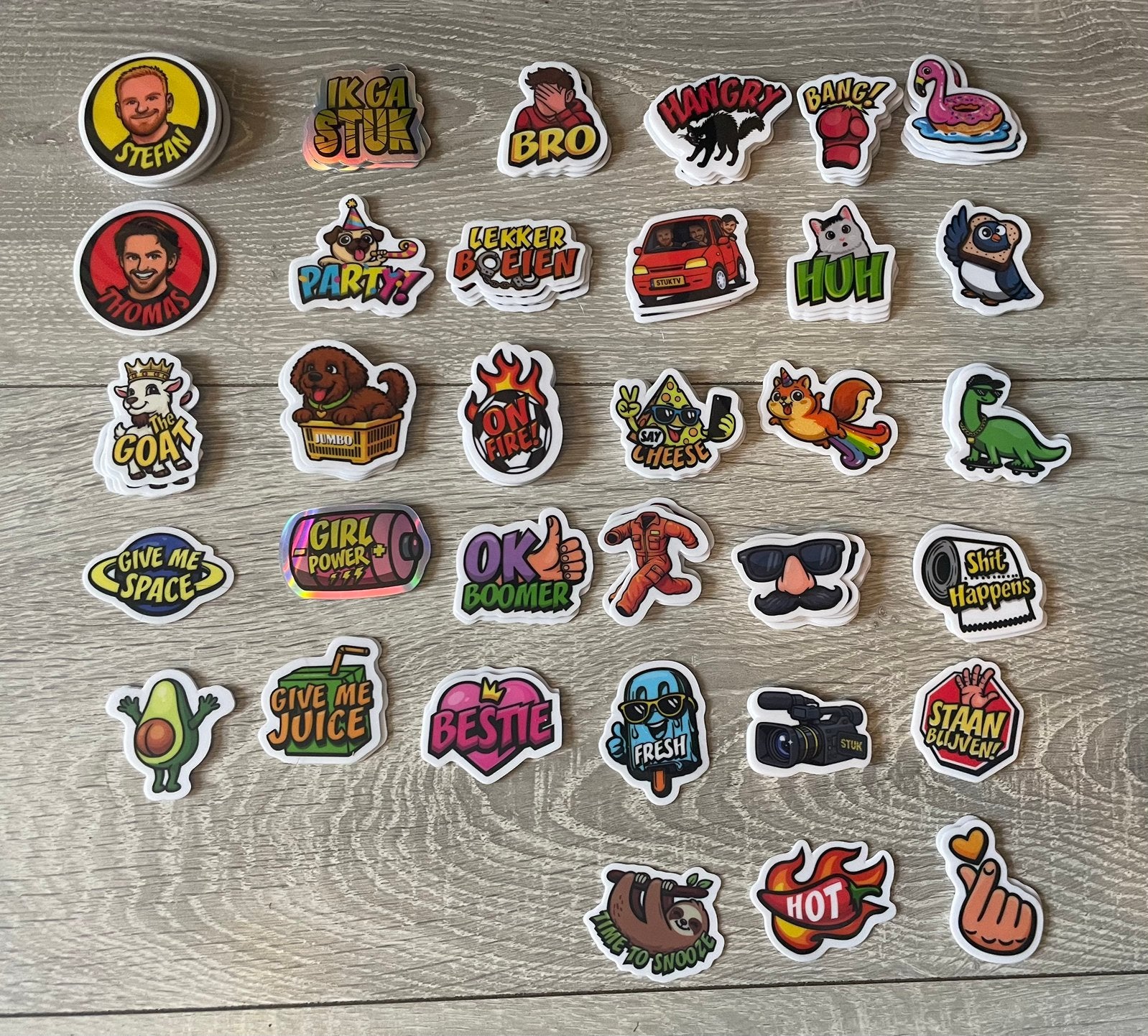 Jumbo stukTV stickers, Ophalen of Verzenden, Zo goed als nieuw, Overige onderwerpen