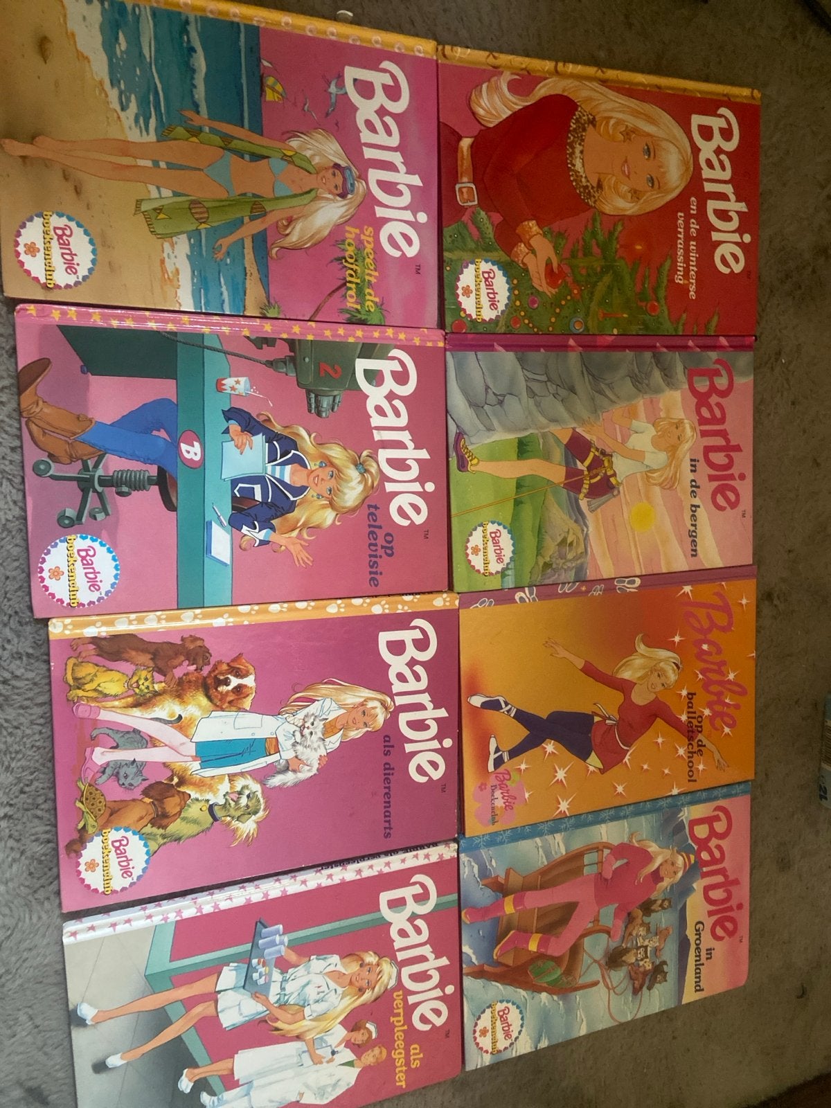 Barbie Boekenclub Collectie - 8 Boeken niet meer aan te kome, Boeken, Kinderboeken | Jeugd | onder 10 jaar, Ophalen of Verzenden