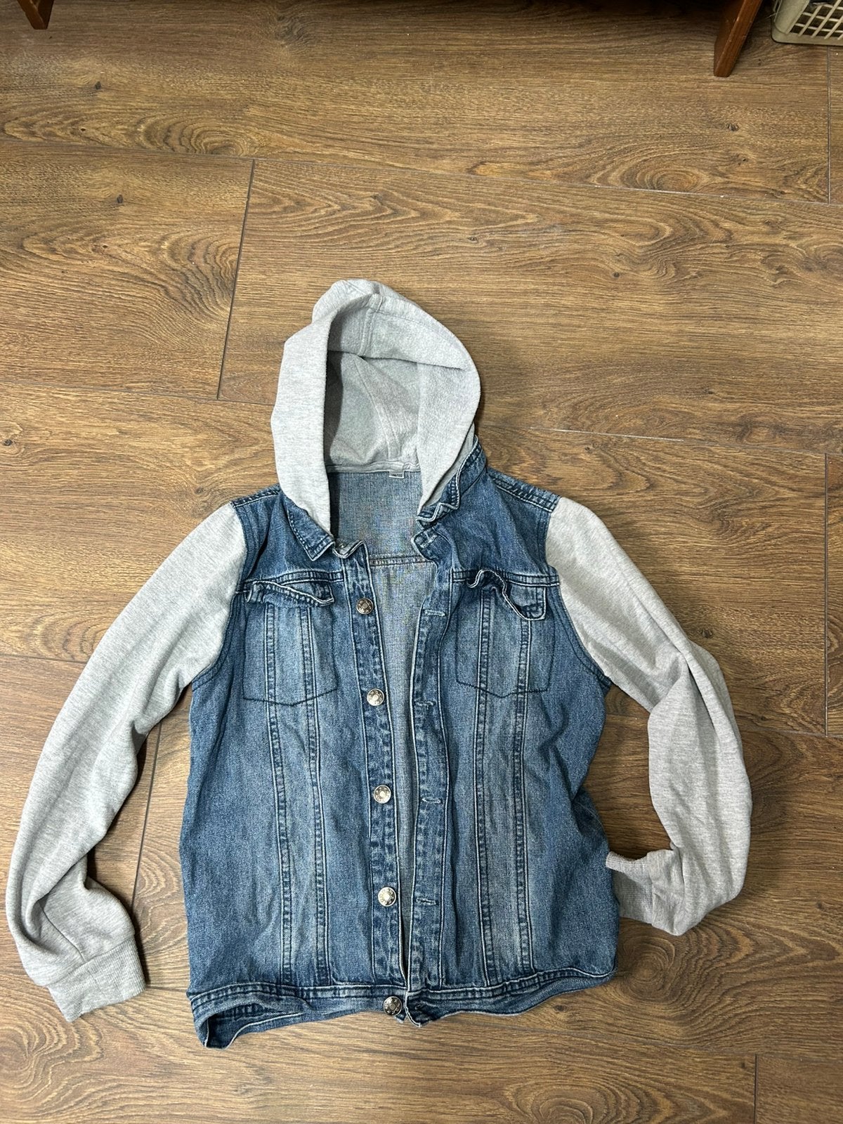 Spijkerjas 146, Kinderen en Baby's, Kinderkleding | Maat 146, Ophalen of Verzenden, Zo goed als nieuw, Jongen of Meisje, Jas