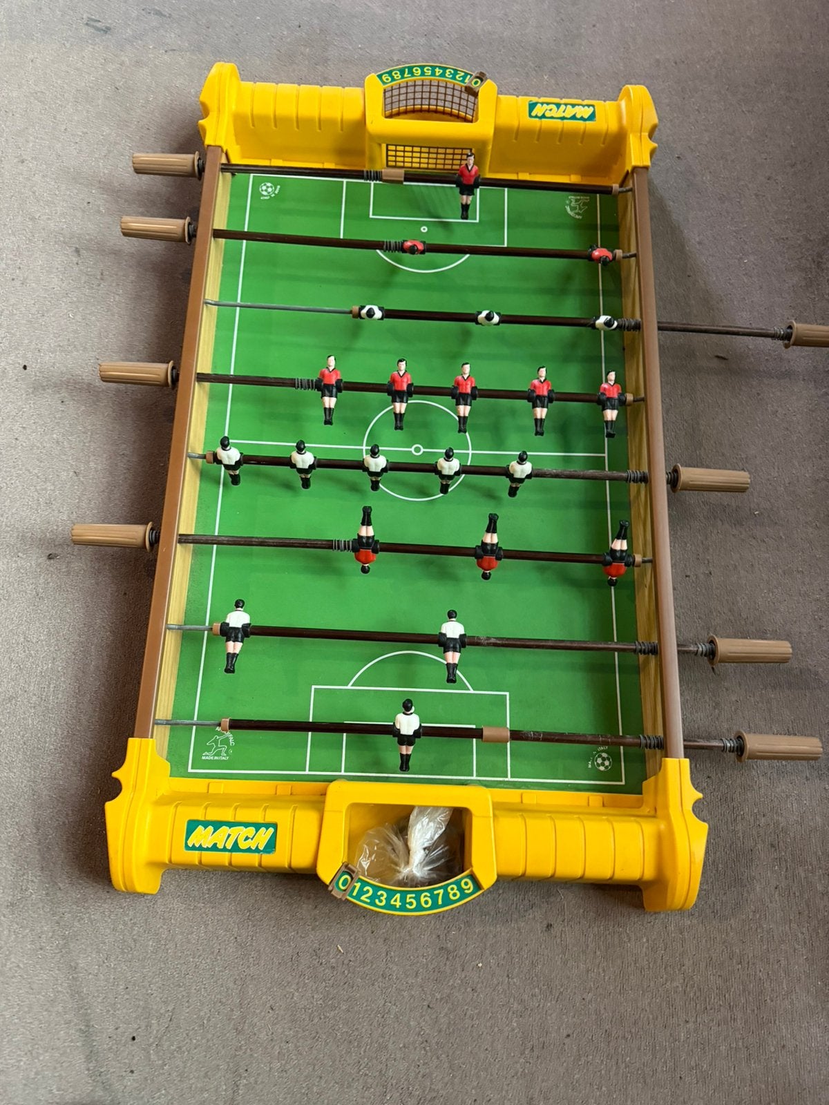 Tafelvoetbalspel  vintagearcofalc geen balletje erbij, Ophalen, Gebruikt
