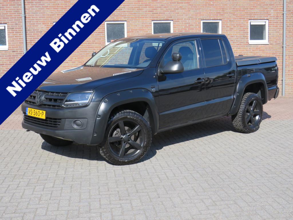 Volkswagen Amarok 2.0 TDI 140Pk 4Motion Plus Wolfsburg Editi, Euro 5, Gebruikt, Zwart, 4 cilinders
