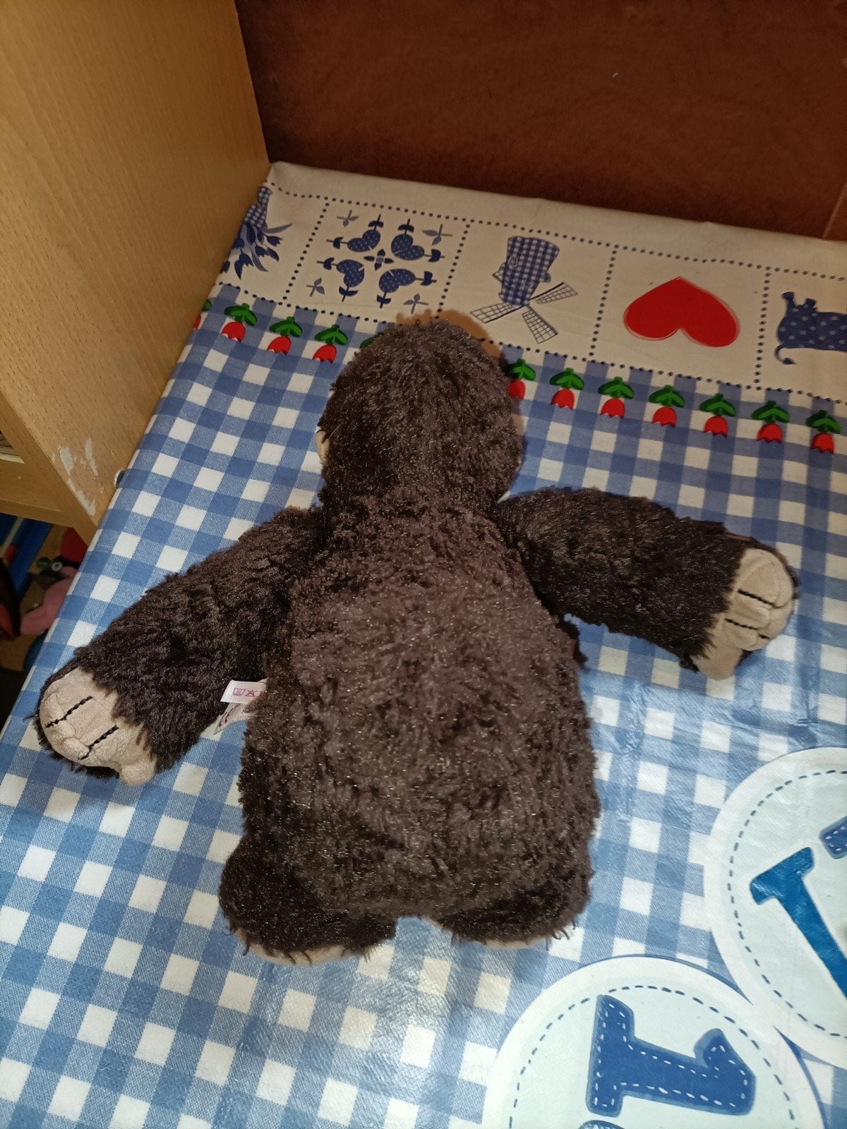Nici aap knuffel 23 cm groot, Ophalen of Verzenden, Zo goed als nieuw, Overige typen