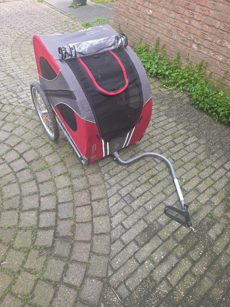 hondenkar, Dieren en Toebehoren, Doggyride, Ophalen, Zo goed als nieuw, Hondenfietskar