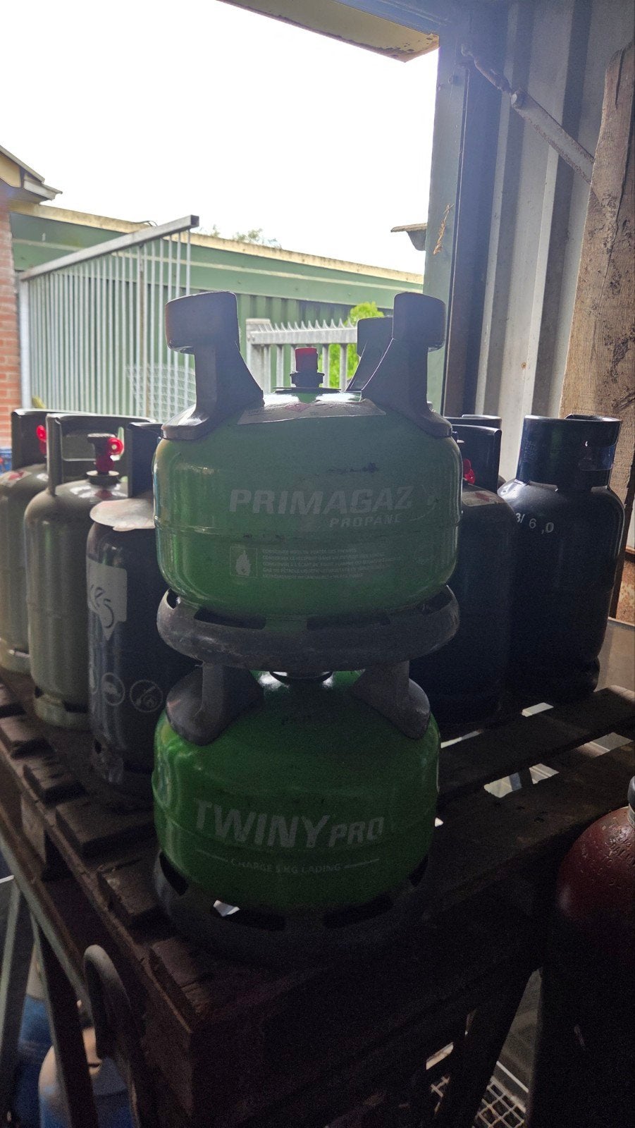 2x Twiny Pro gasfles gevuld, 5kg, ongebruikt (2025/2030), Ophalen of Verzenden, Nieuw, Primagaz