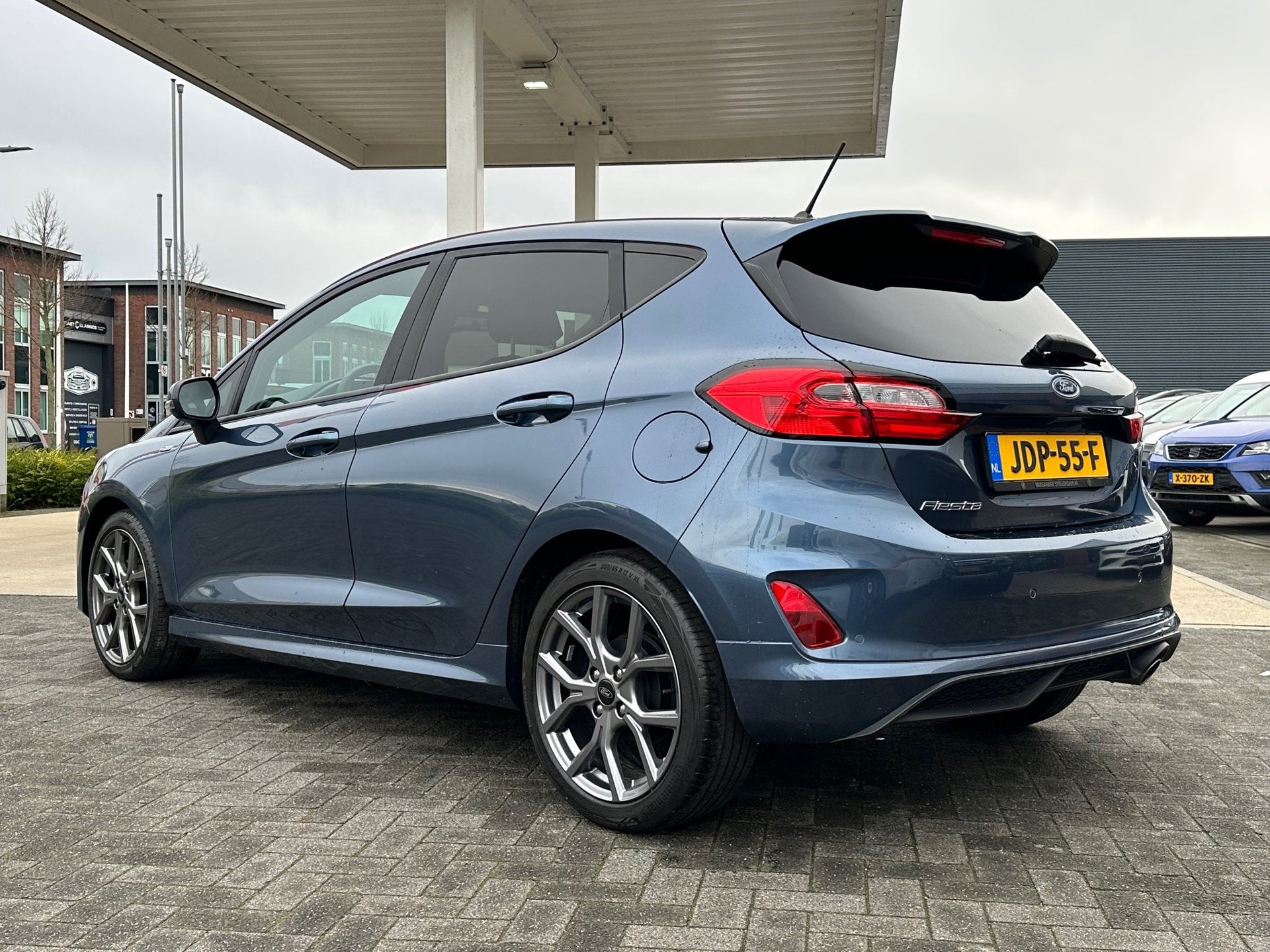 Ford FIESTA 1.0 EcoBoost ST-Line|MATRIX LED|Winterpack|Carpl, Auto's, Voorwielaandrijving, Stof, Blauw, 100 pk