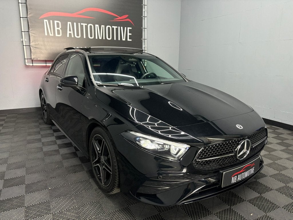 Mercedes-Benz A-klasse 200 AMG PANO 2024, Automatische klimaatregeling, Gebruikt, 4 cilinders, Bedrijf