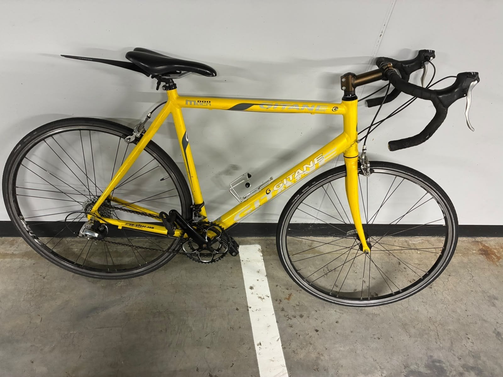 Gitane Mach 600 Racefiets - Geel, Fietsen en Brommers, Overige merken, 28 inch, Gebruikt, Aluminium