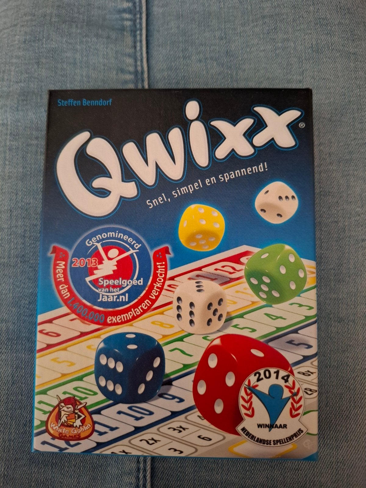 Spelletje Qwixx, Ophalen of Verzenden, Zo goed als nieuw
