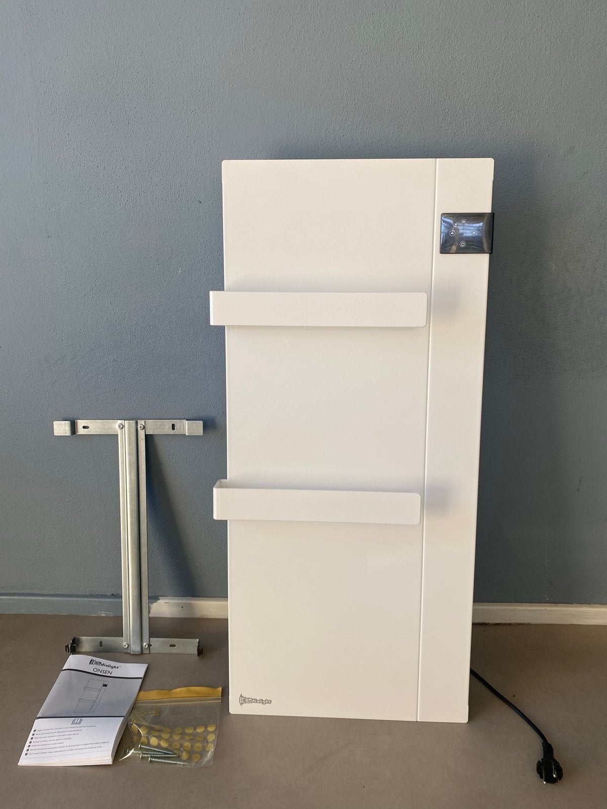 DRL E-Comfort Onsen 900x400 - 750 w Elektrische Radiator, Doe-het-zelf en Verbouw, Ophalen, Radiator, Minder dan 60 cm, Zo goed als nieuw