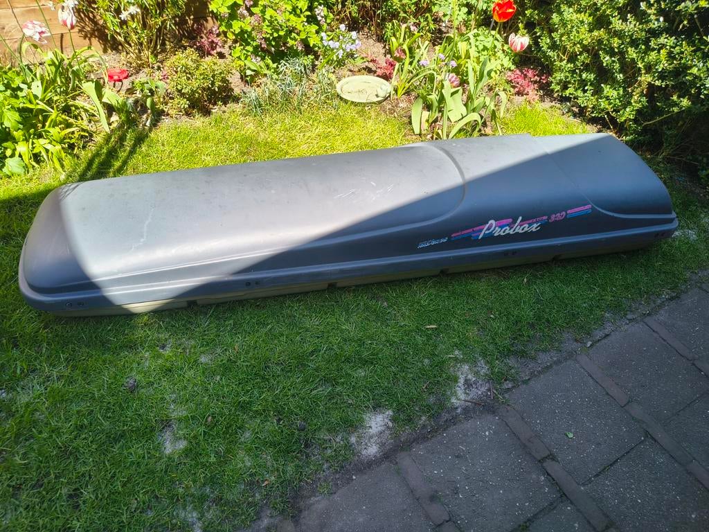 Dakkoffer Halfords Probox 320 met bevestigingsbeugels, Auto diversen, Ophalen