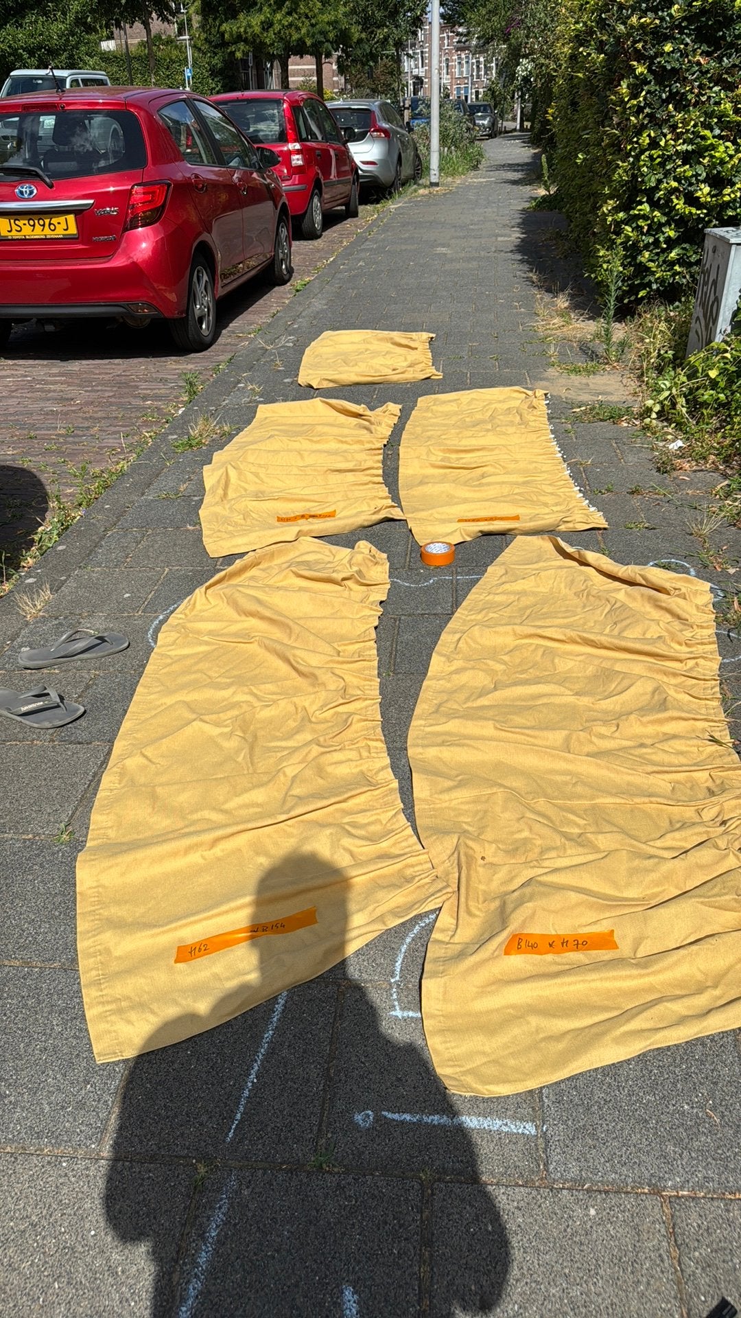Gordijnen constructam coral., Ophalen, Zo goed als nieuw