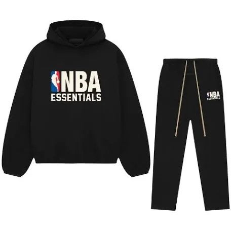 NBA Essentials Fear of God Trainingspak Zwart, Ophalen, Nieuw, Maat 48/50 (M), Zwart
