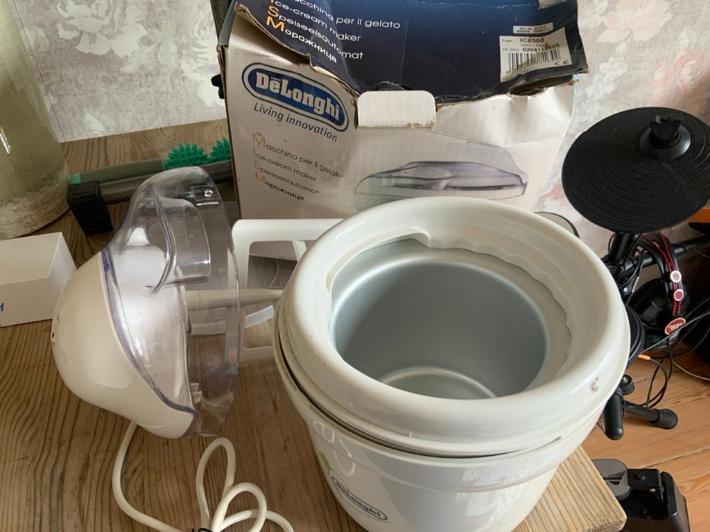 De'Longhi IJsmachine Gelato Maker ICK5000, Ophalen, Gebruikt, Zelfvriezend