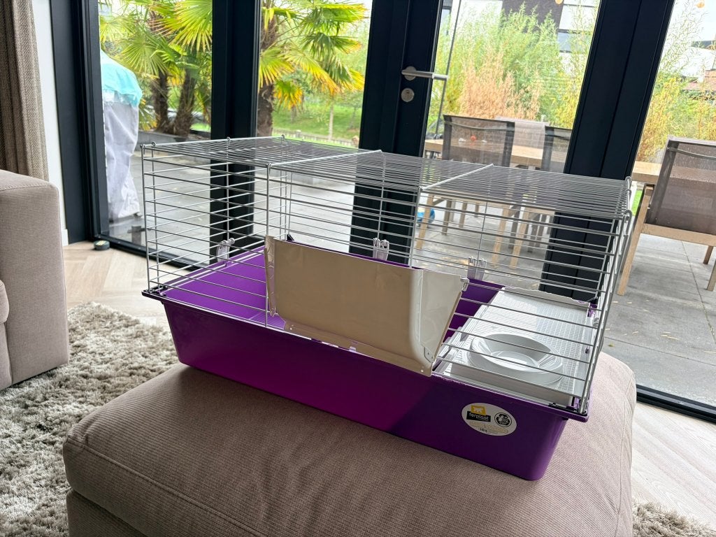 Ferplast konijnenkooi / caviakooi – nette staat, Kooi, Cavia, Zo goed als nieuw, 75 tot 110 cm