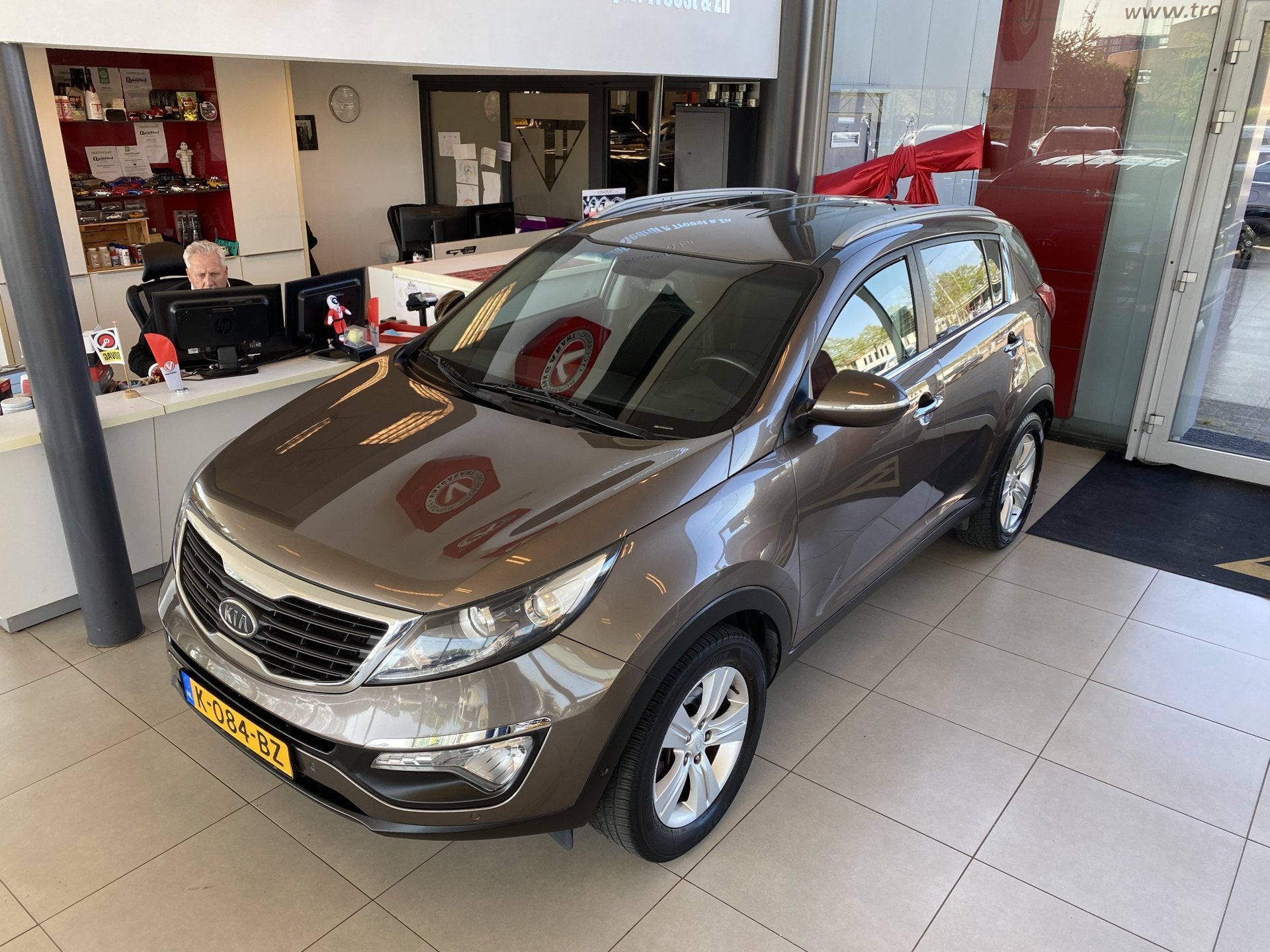 Kia Sportage 1.6 GDI Super Pack,Achteruitrijcamera,Climate&C, Auto's, Kia, Voorwielaandrijving, 4 cilinders, Geel, LED verlichting