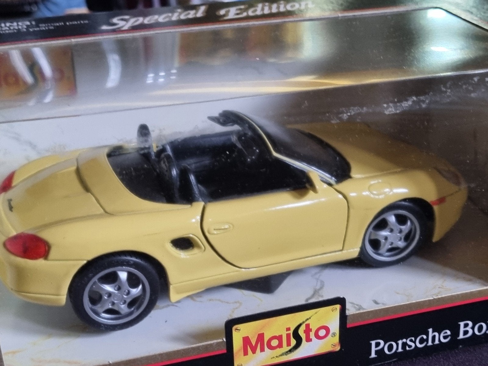Maisto Porsche Boxster (1996) 1:24 Diecast Model, Hobby en Vrije tijd, Modelauto's | 1:24, Ophalen of Verzenden, Nieuw, Auto, Maisto