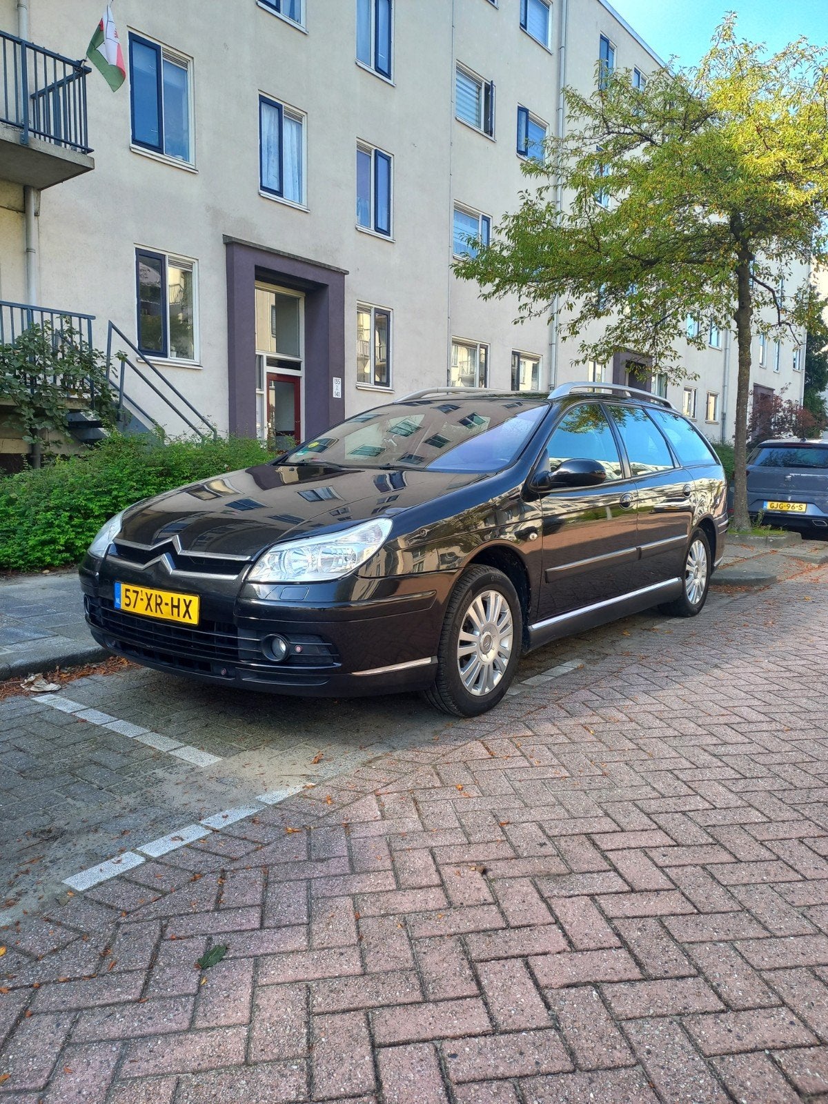 Citroën C5 2.0I 16V Break Ligne Business 2007 Zwart, Auto's, 1402 kg, 4 cilinders, Zwart, Origineel Nederlands