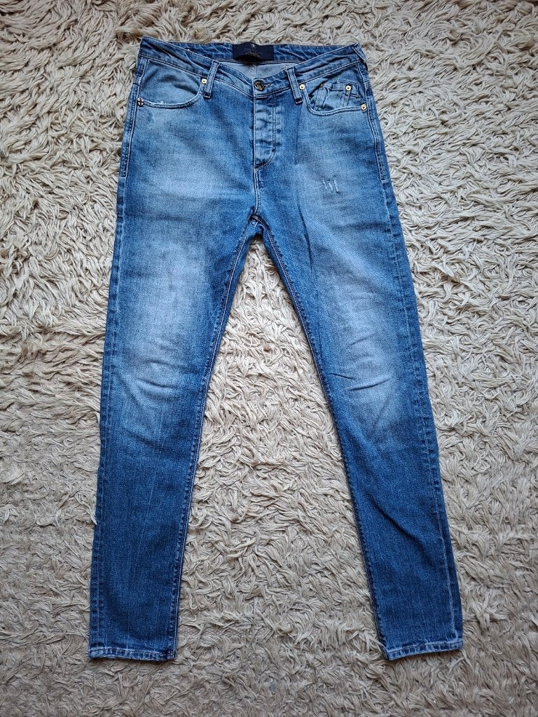 Zgan. Spijkerbroek Blue de Genes Repi 3616. Mt. 32/32, Blauw, Blue de genes, W32 (confectie 46) of kleiner, Ophalen of Verzenden