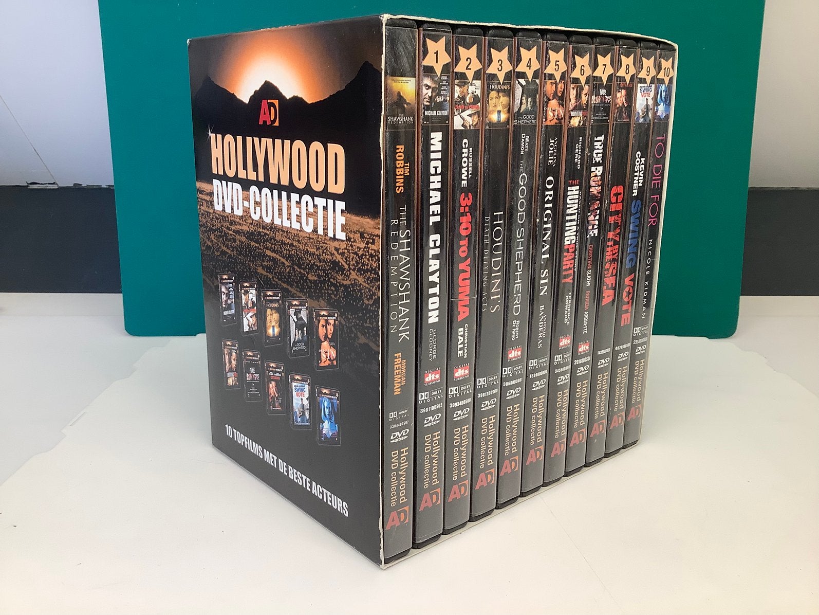 AD Hollywood DVD-collectie - 10 topfilms, Vanaf 12 jaar, Ophalen of Verzenden, Zo goed als nieuw, Boxset