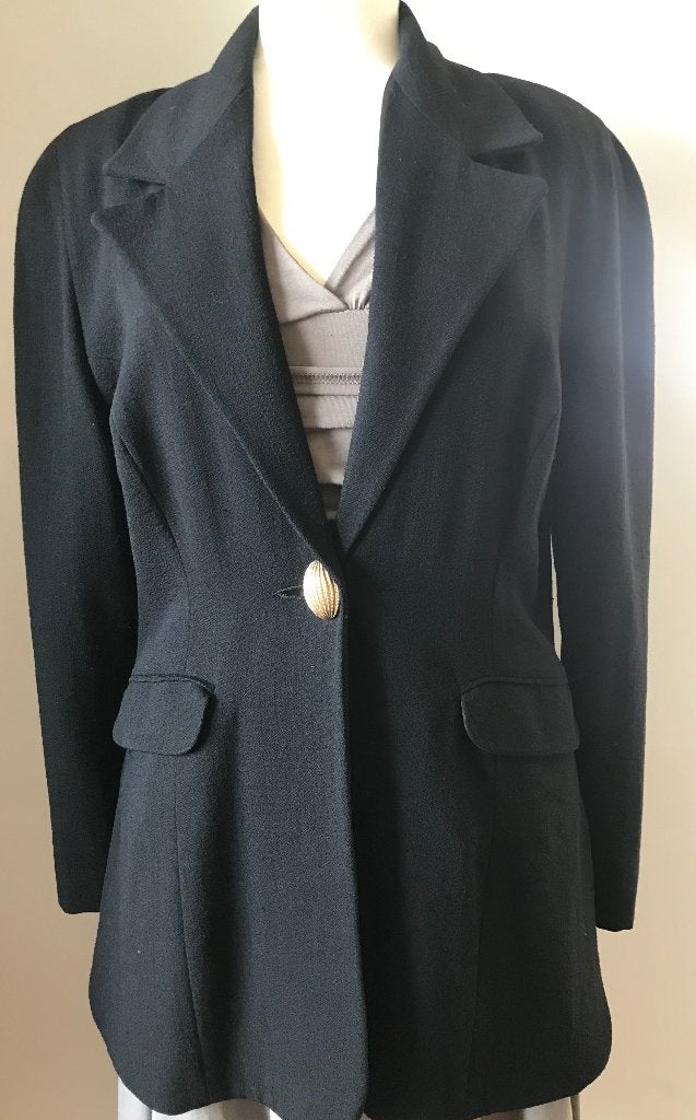 Wollen blazer van Sheila de Vries maat 40NL., Maat 38/40 (M), Zwart, Nieuw, Ophalen of Verzenden