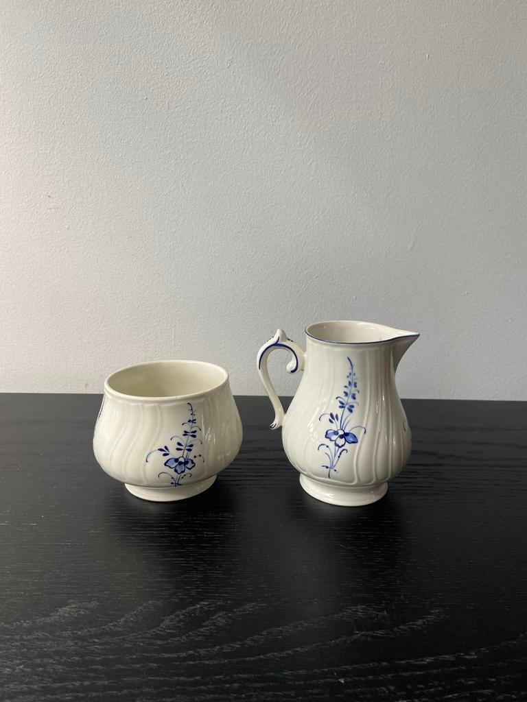 Melkkannetje wn suikerpot, Ophalen of Verzenden