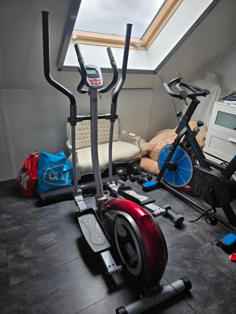 Crosstrainer - Assistent - Rood/Grijs, Ophalen