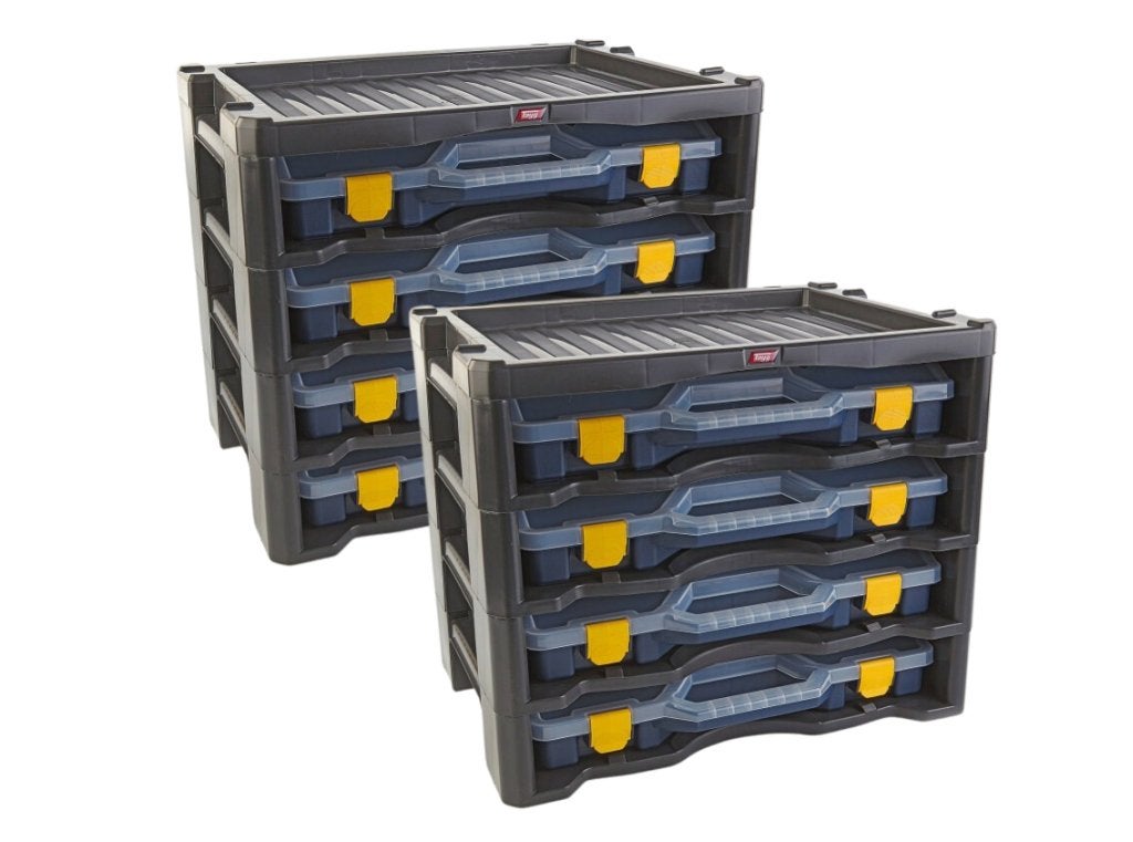 Tayg Multibox 2 2x Assortimentsdoos - L447 x B314 x H360 mm, Niet ingevuld, Niet ingevuld, Niet ingevuld