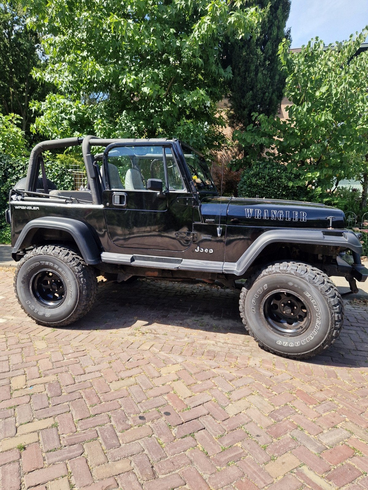 Jeep Wrangler YJ 1993 Zwart, 4 stoelen, Zwart, Particulier, Wrangler