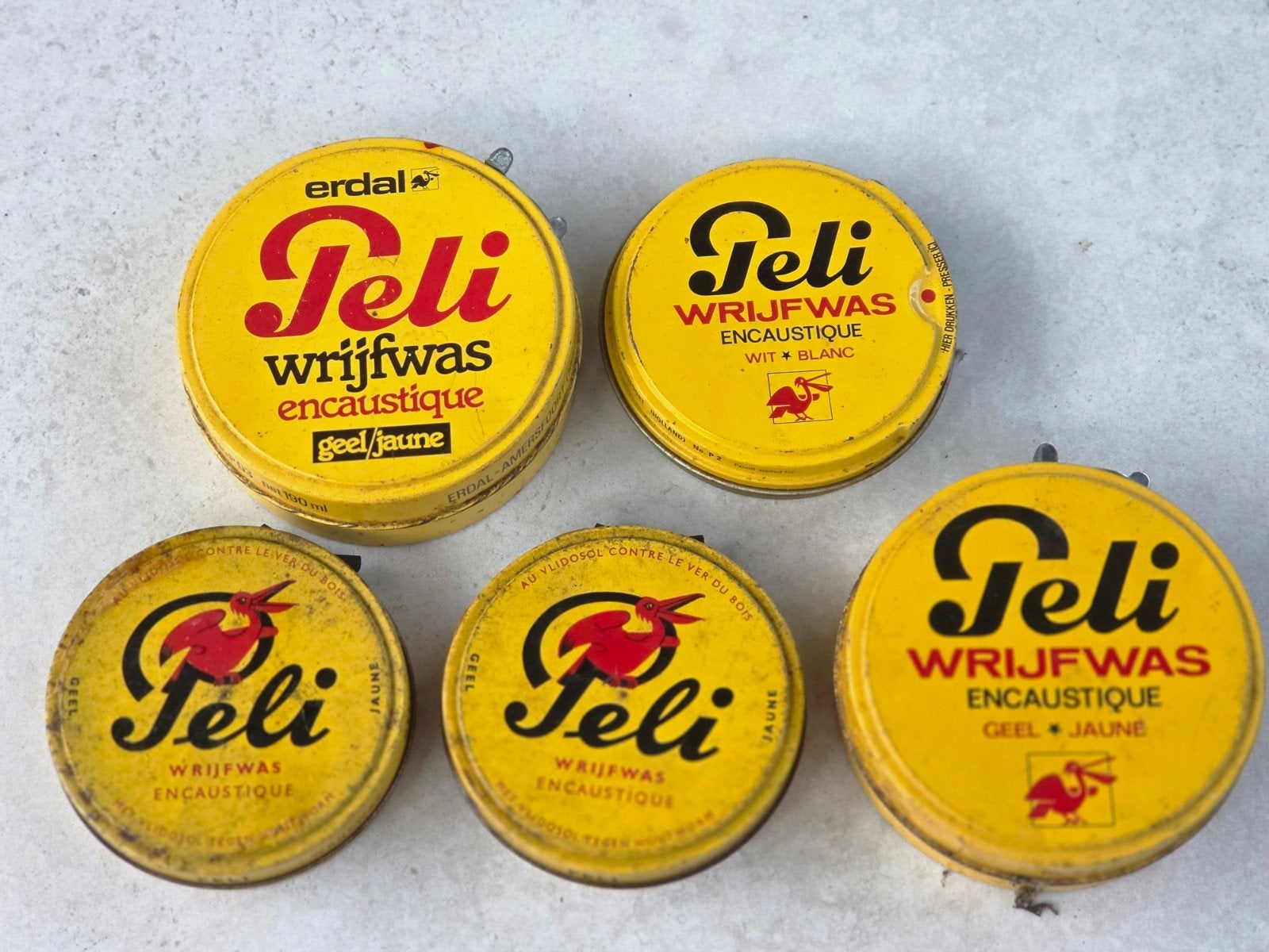 Peli Wrijfwas blik blikken Amersfoort, Ophalen of Verzenden, Gebruikt, Overige