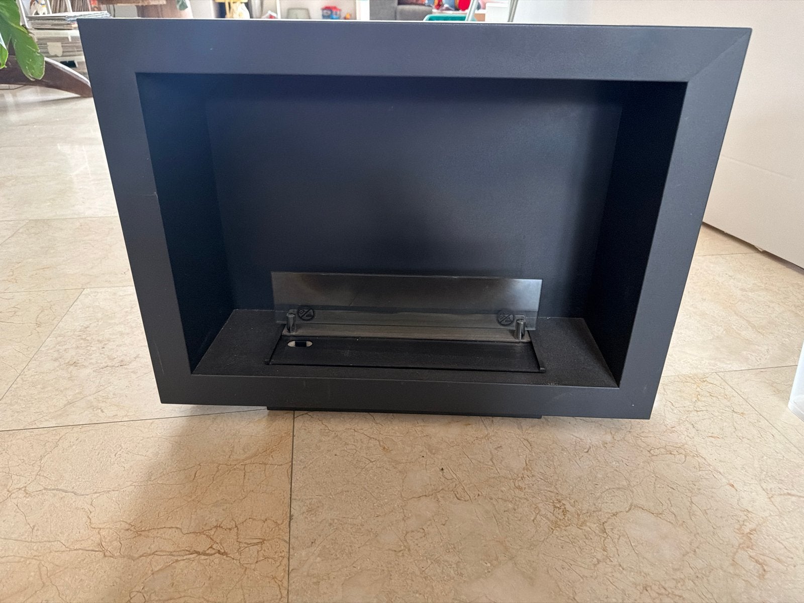 Bio ethanol haard  inbouwmaatvoering  - 42x59x17cm, Ophalen, Gebruikt, Inbouwhaard, Overige soorten
