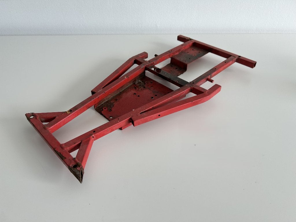 Vintage stockcar chassis 1/8 nitro rc auto, Verzenden, Gebruikt, Nitro, Auto onroad