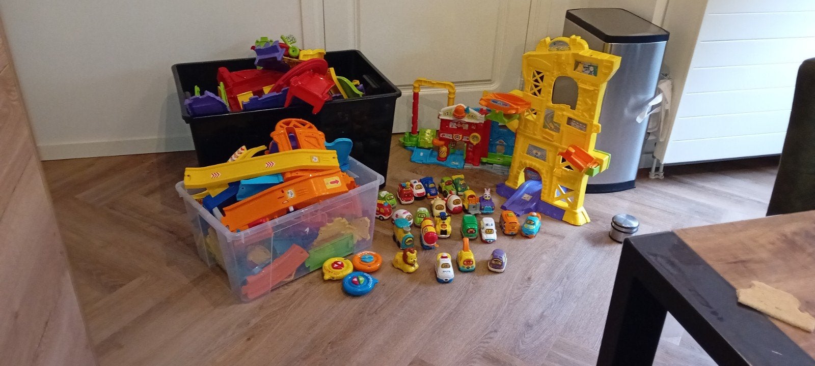 Grote set VTech Toet Toet Auto's en Zoef Zoef Dieren, Ophalen, Gebruikt