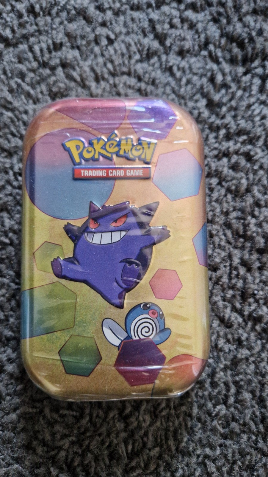 Pokémon Mini Tin Gengar en Poliwag, Hobby en Vrije tijd, Ophalen of Verzenden, Nieuw, Overige typen