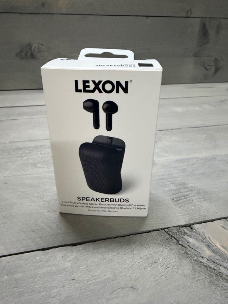 Lexon speakerbuds earbuds 3w speaker black  SUPERPRIJS, Overige merken, N.v.t., Nieuw, Ophalen of Verzenden