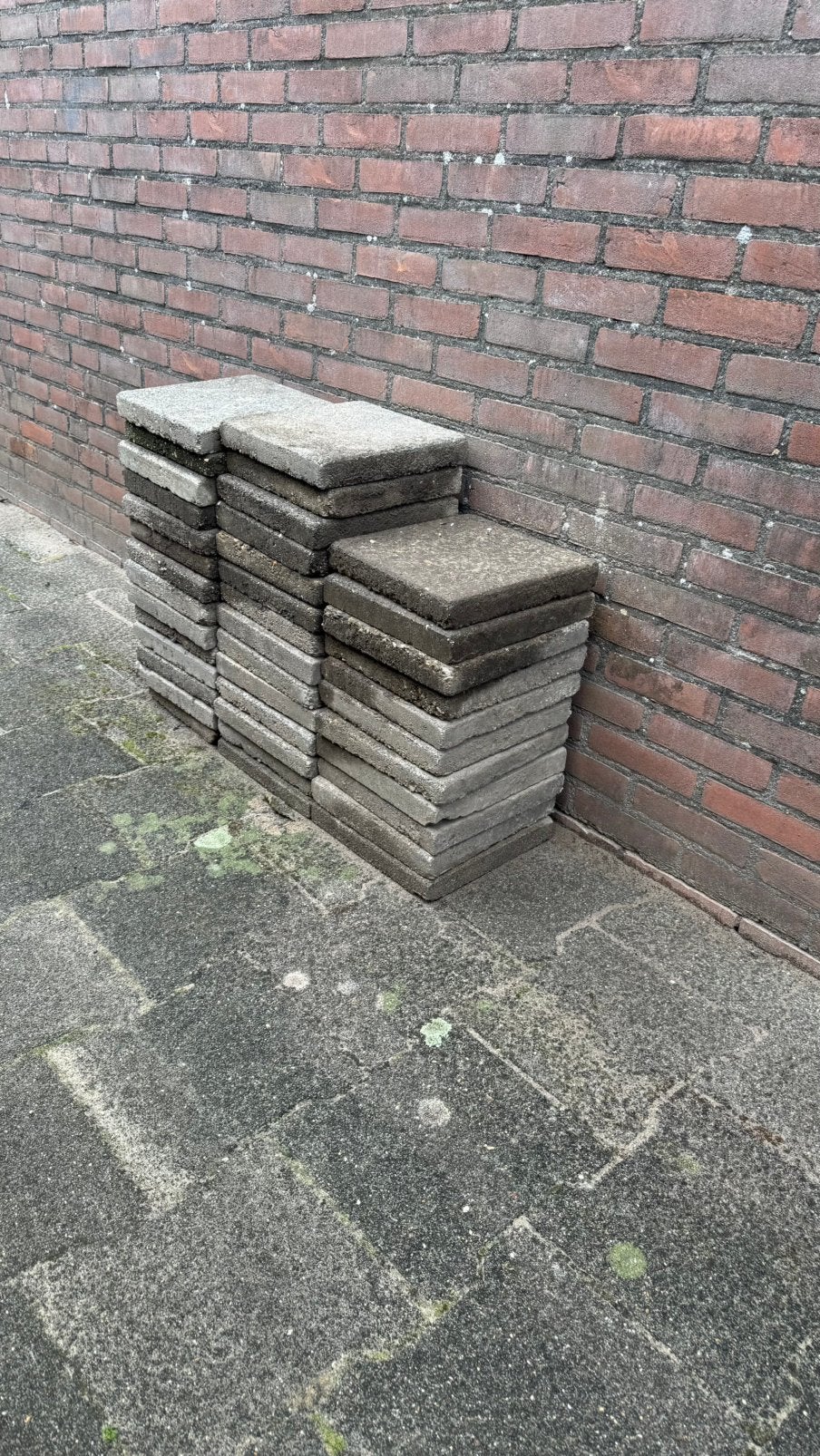 Tuintegels 30x30cm GRATIS, Tuin en Terras, Ophalen, Gebruikt, 20 m² of meer, Kunstgras