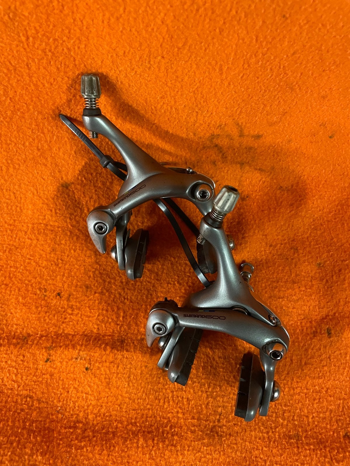 Shimano 600 Remmen - Vintage Racefiets Remklauwen, Fietsen en Brommers, Remmen, Gebruikt, Verzenden, Aluminium