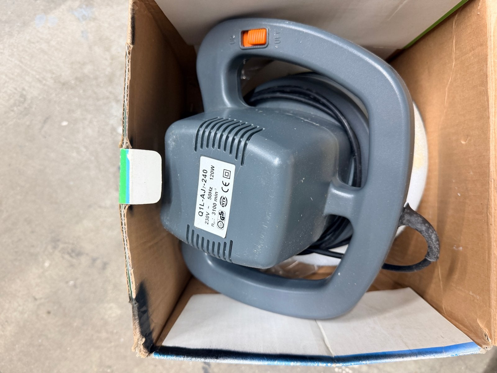 QTL-AJ-240 Polijstmachine - 120W, Doe-het-zelf en Verbouw, Ophalen, Gebruikt, Minder dan 600 watt, Overige typen