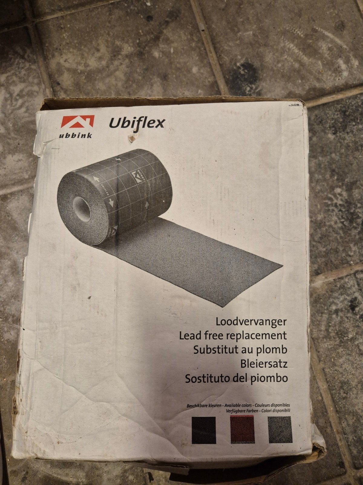 Ubiflex Loodvervanger 300mm x 12m Zwart, Ophalen of Verzenden