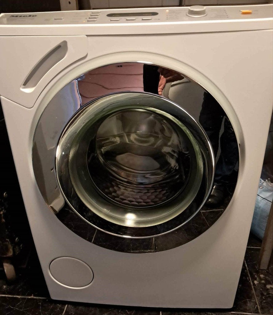miele wasmachine met grote deur, Ophalen, Gebruikt, Voorlader, Energieklasse A of zuiniger