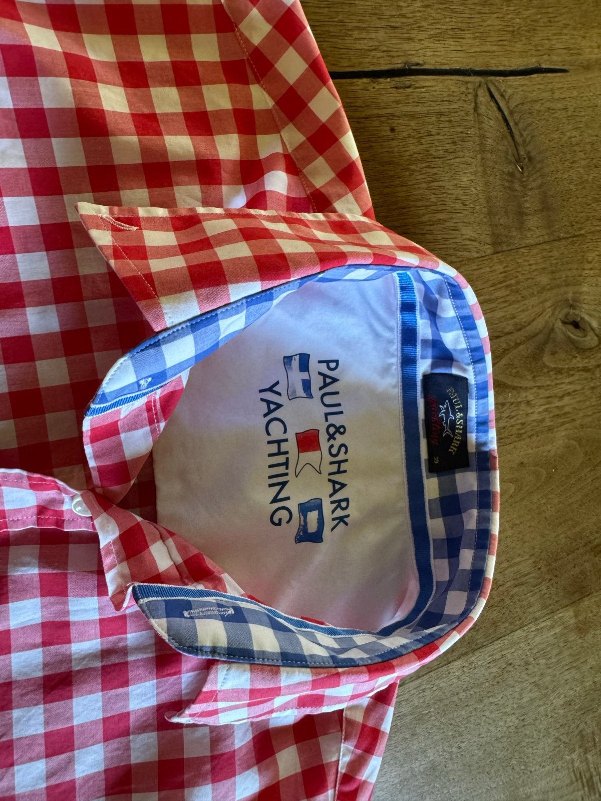 2 Paul&Shark overhemden korte mouw - Maat 39 (M), Kleding | Heren, Ophalen of Verzenden, Nieuw, Blauw, Halswijdte 39/40 (M)