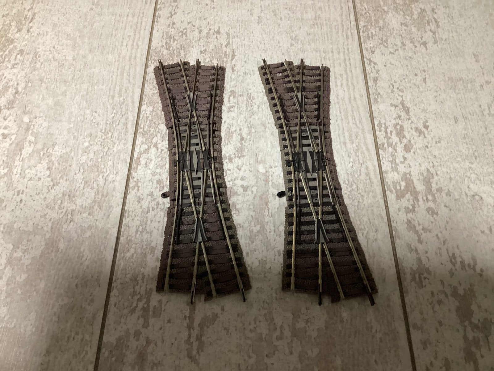 Fleischmann 2 x 6164L “Engelse” wissel H0, Hobby en Vrije tijd, Modeltreinen | H0, Gebruikt, Gelijkstroom, Fleischmann, Rails