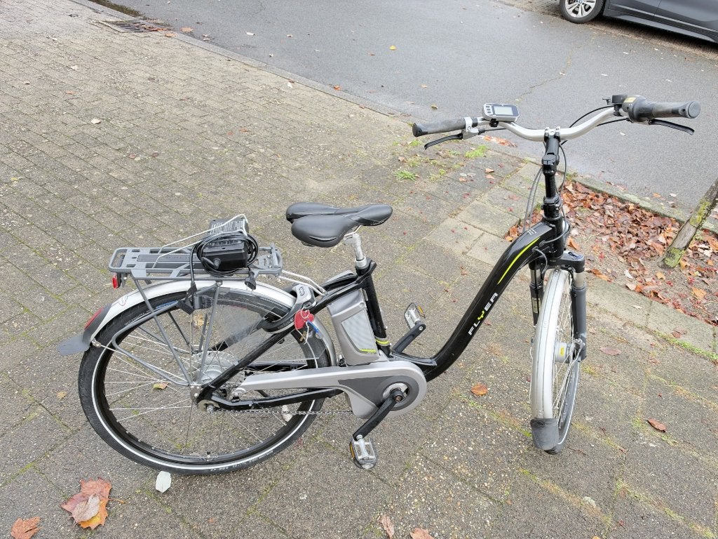 Flyer fiets rijdt comfortabel en heel soepel, Zo goed als nieuw, 47 tot 51 cm, 50 km per accu of meer, Ophalen