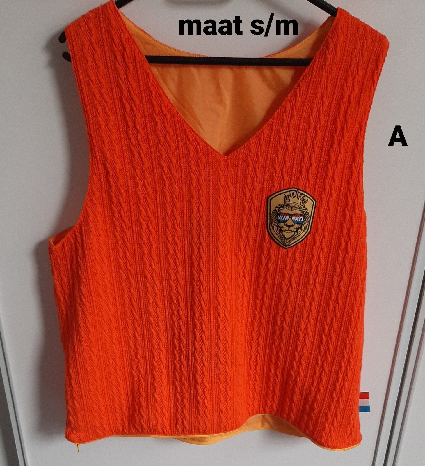 Oranje shirts/ spencer/ mouwloos vestje NIEUW, Ophalen, Nieuw, Maat 56/58 (XL), Oranje