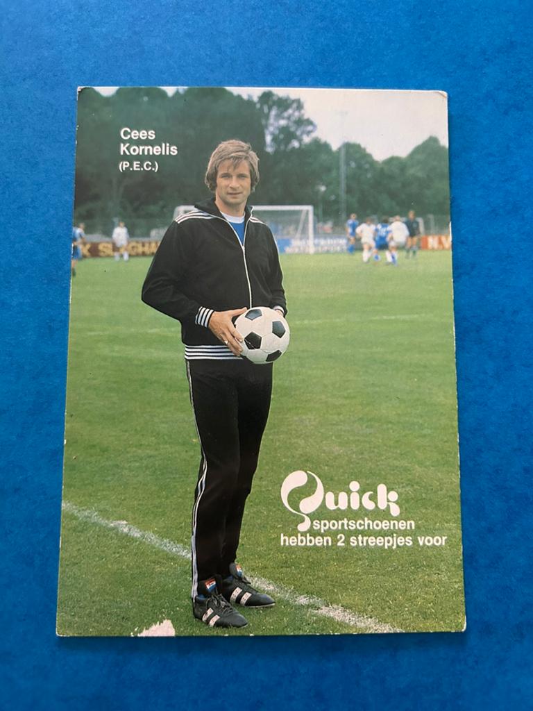 Cees Kornelis - P.E.C. - Spelerskaart - Quick, Verzamelen, Sportartikelen en Voetbal, Verzenden, Gebruikt, Overige binnenlandse clubs
