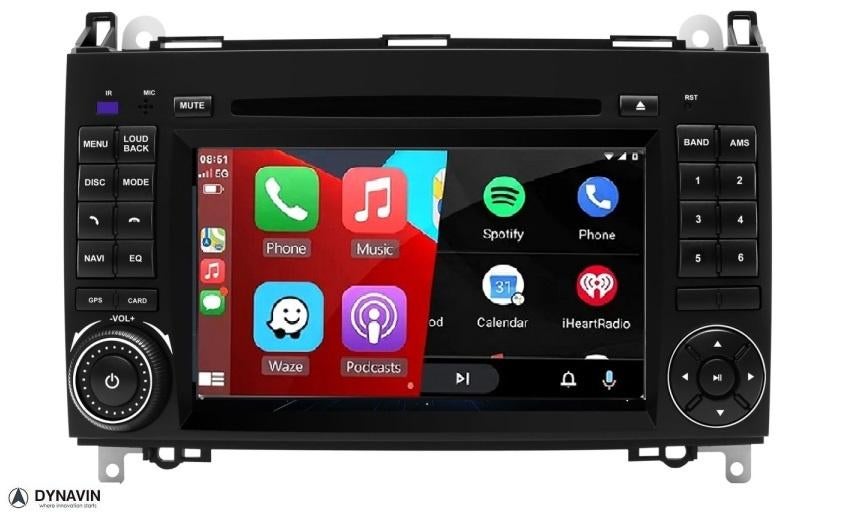 Radio navigatie Mercedes Sprinter 2008 android 15 carplay, Auto diversen, Ophalen of Verzenden, Dynavin, Verkoop@inbouwnavigatie.com